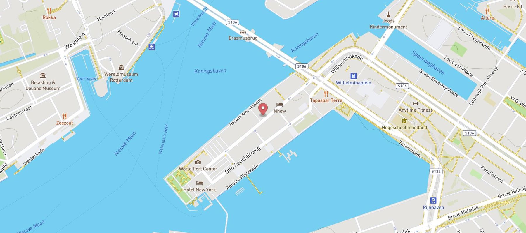 Q-Park De Rotterdam map