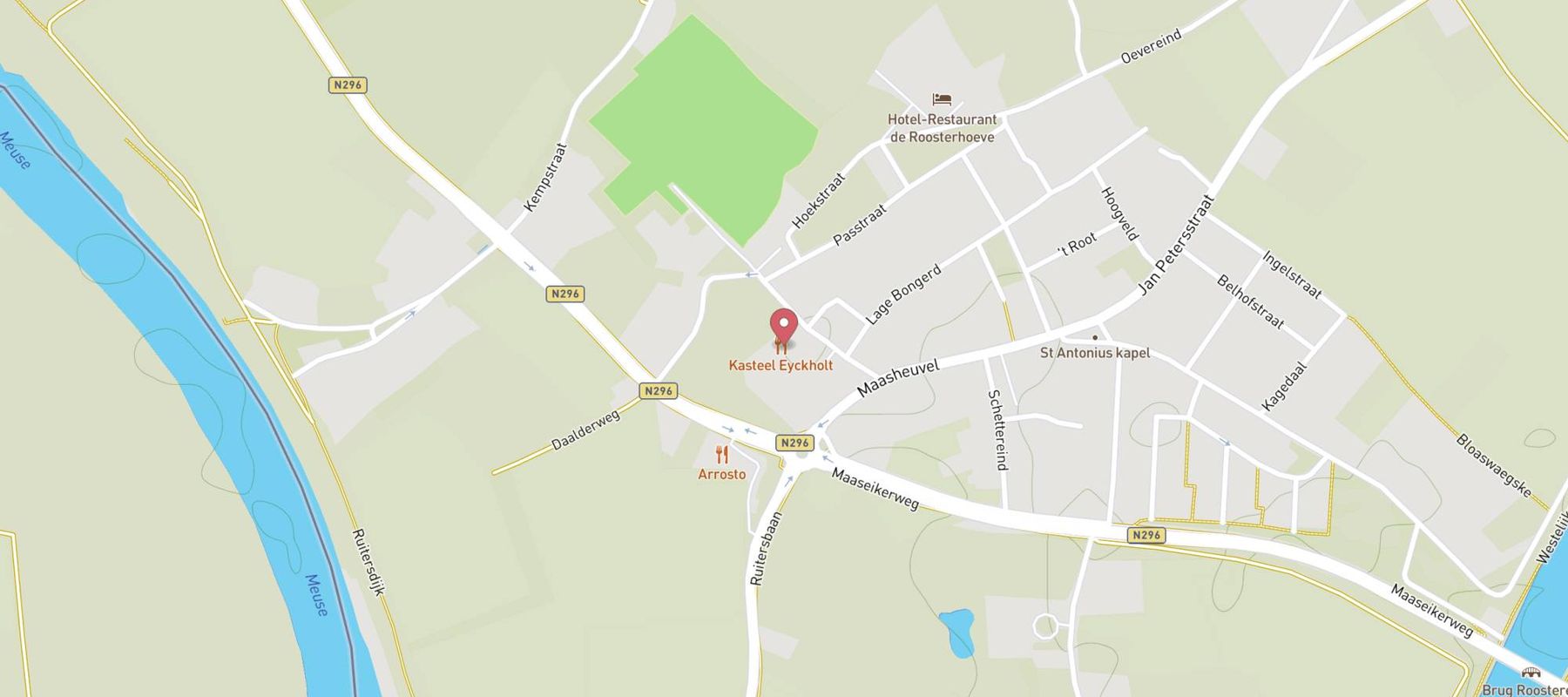 Kasteel Eyckholt map