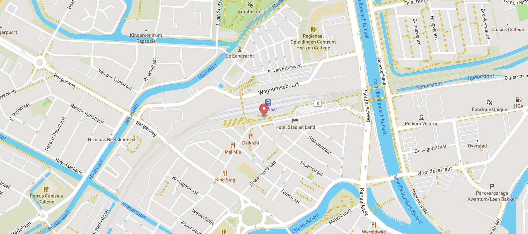 HEMA Centraal station Alkmaar map