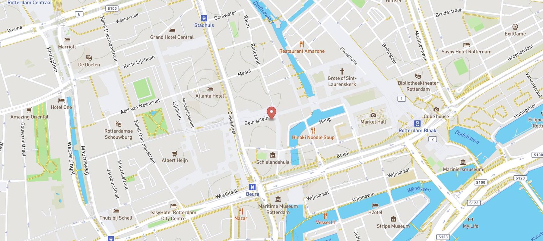 HEMA Rotterdam-Centrum map