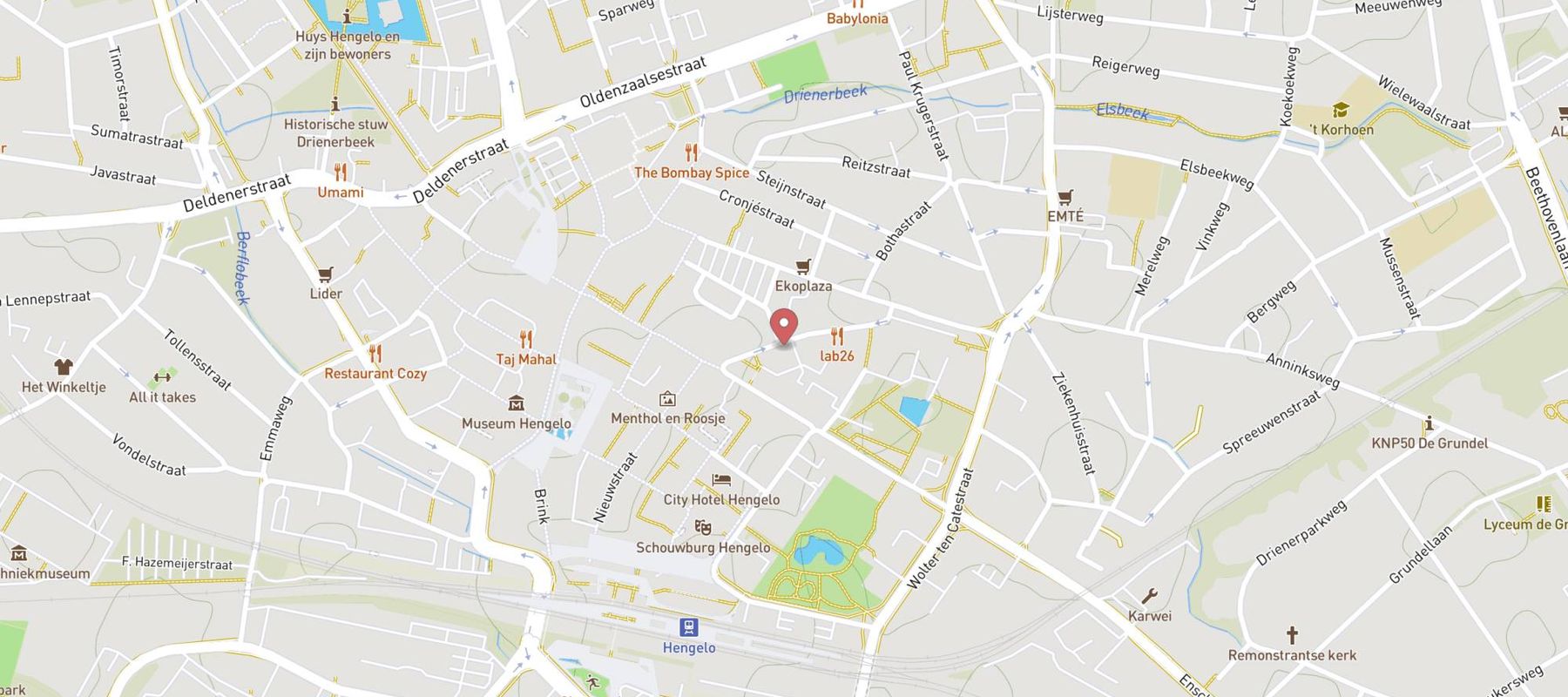 Grieks Restaurant Delphi map