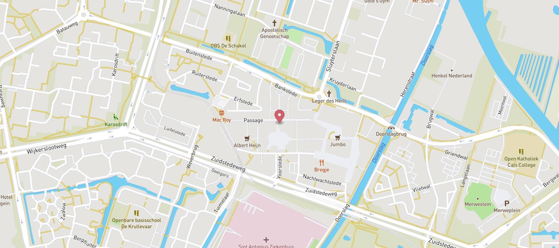 Pearle Opticiens Nieuwegein map