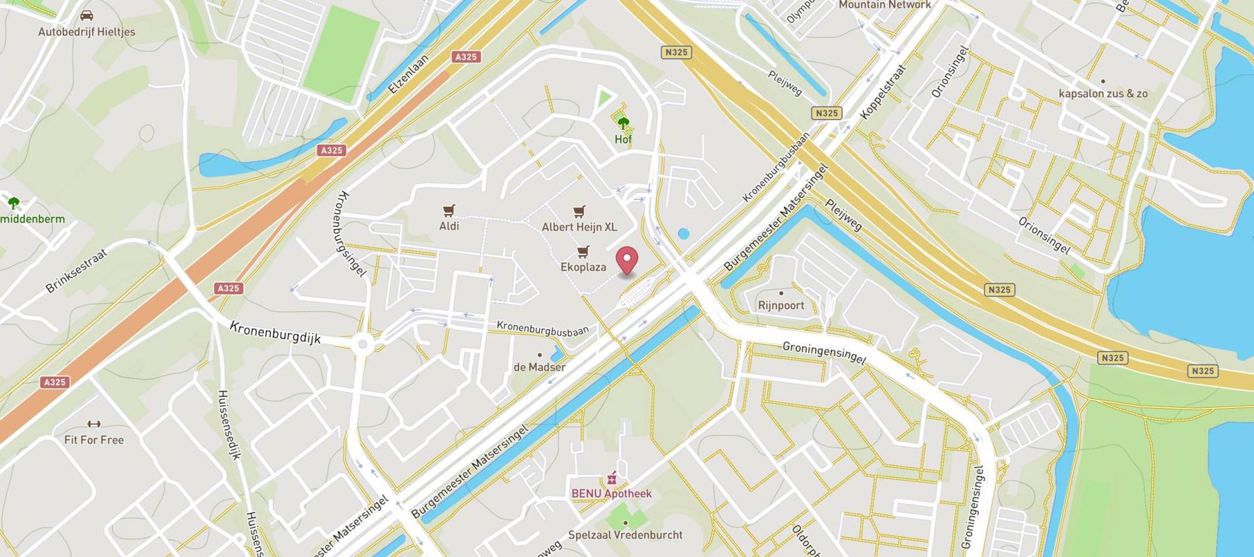 ANWB Winkel Kronenburg map