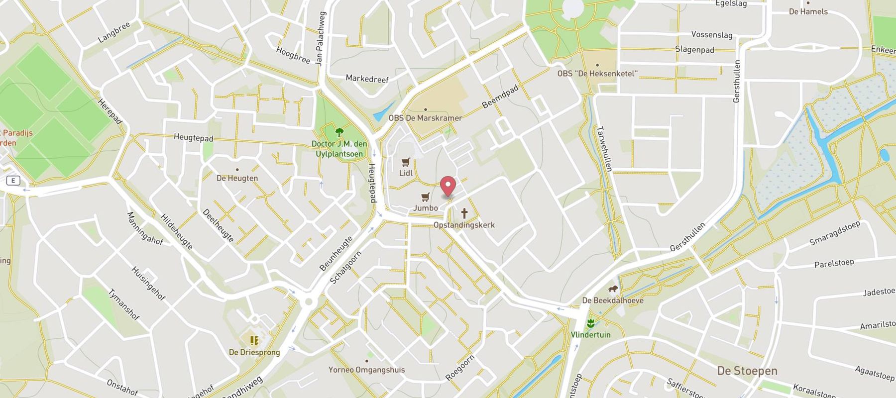 Kruidvat map
