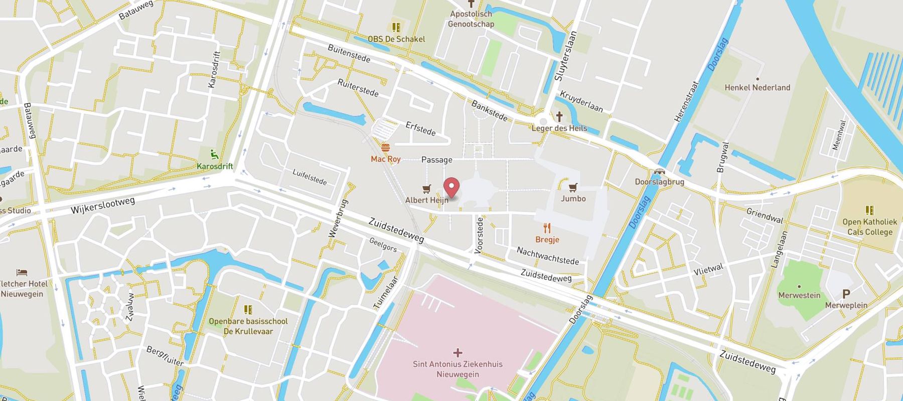 Kruidvat map