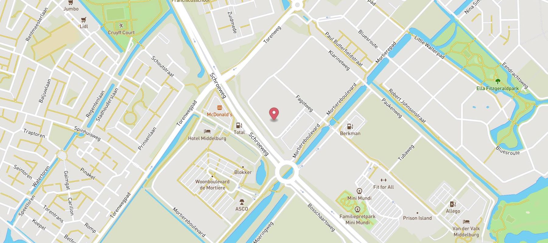 Bo-rent Middelburg map