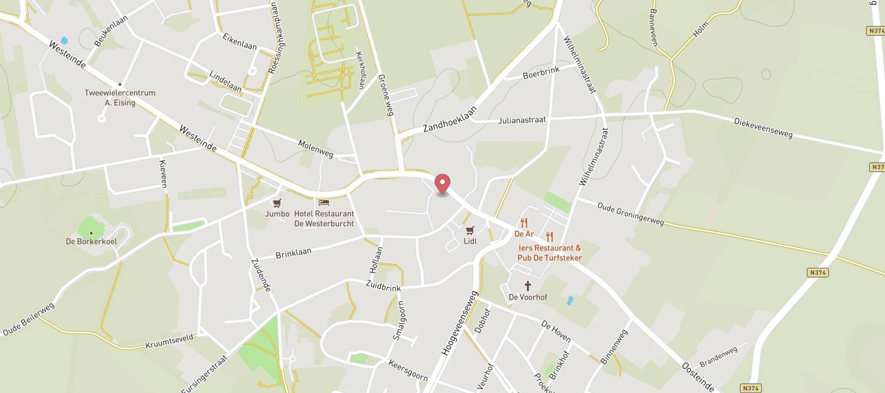 Kruidvat map