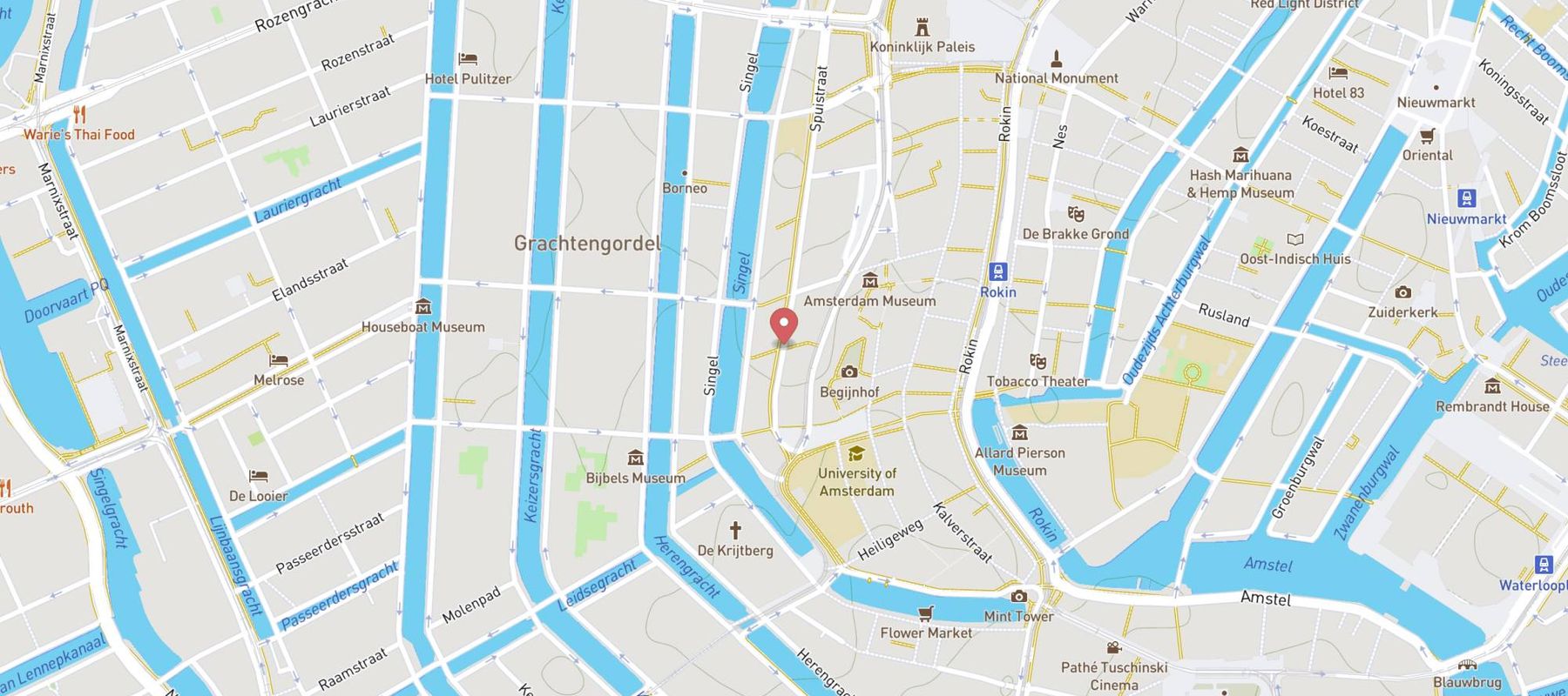 Hotel NH City Centre Amsterdam map