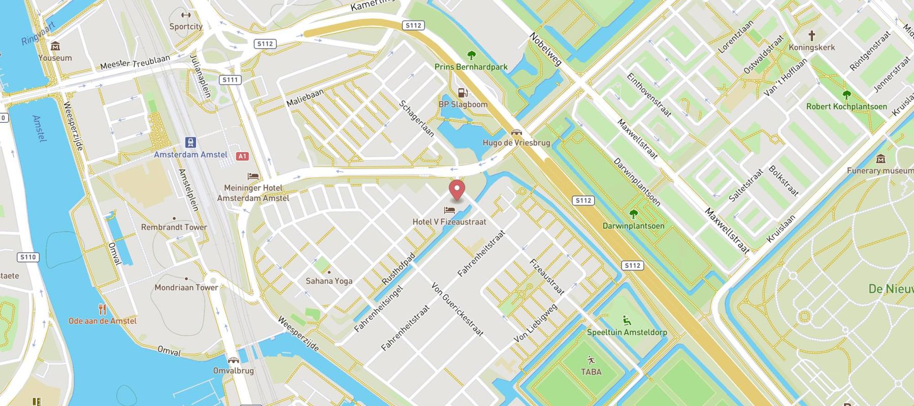 The Lobby Fizeaustraat map