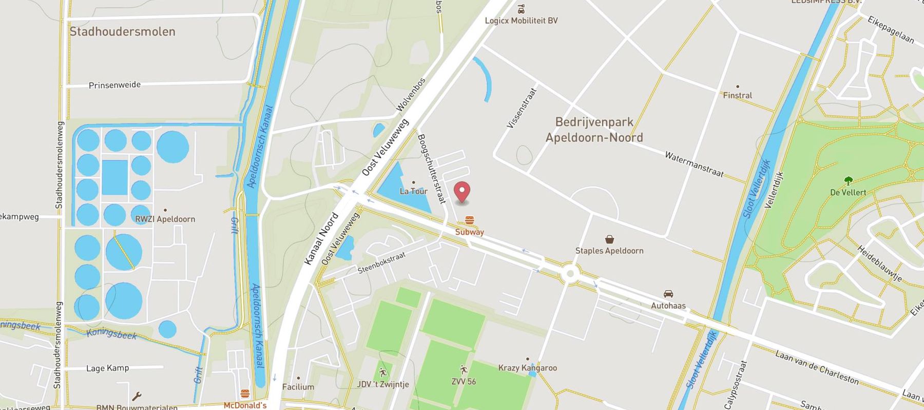 GAMMA bouwmarkt Apeldoorn-Noord map