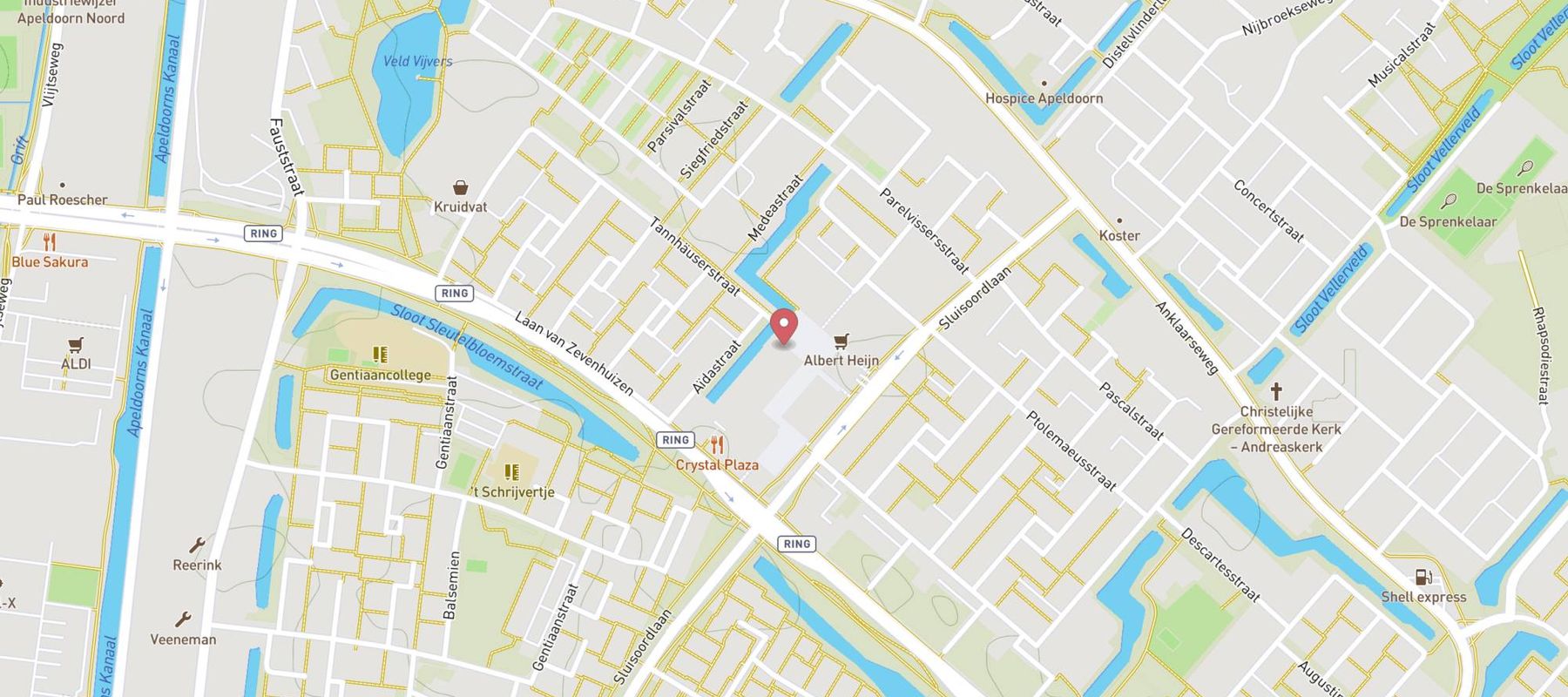 Blokker Apeldoorn Operaplein map