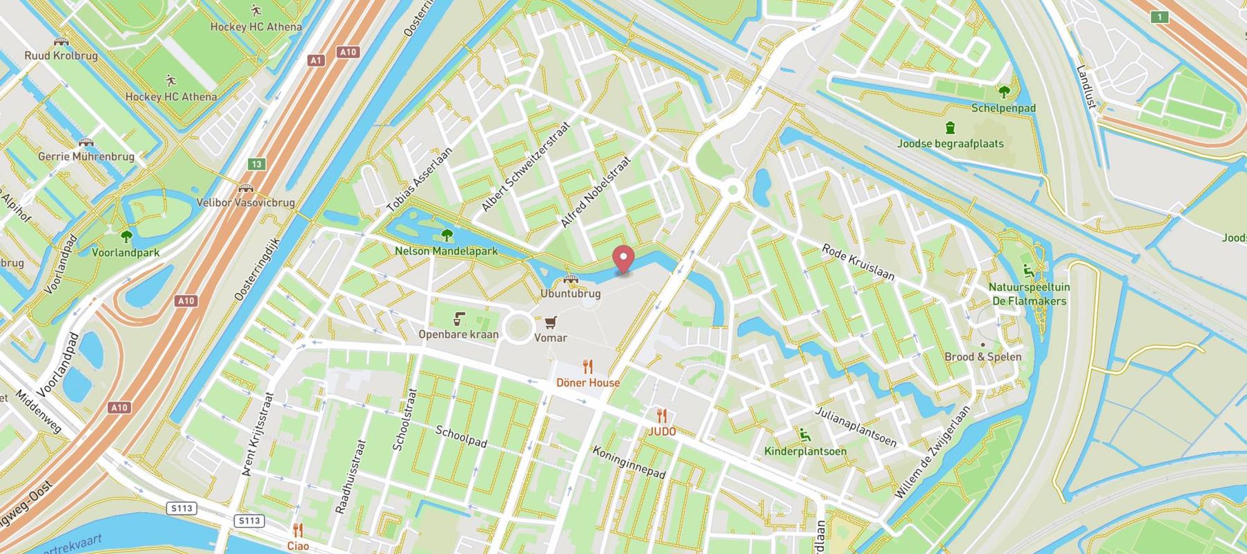 Pearle Opticiens Diemen map