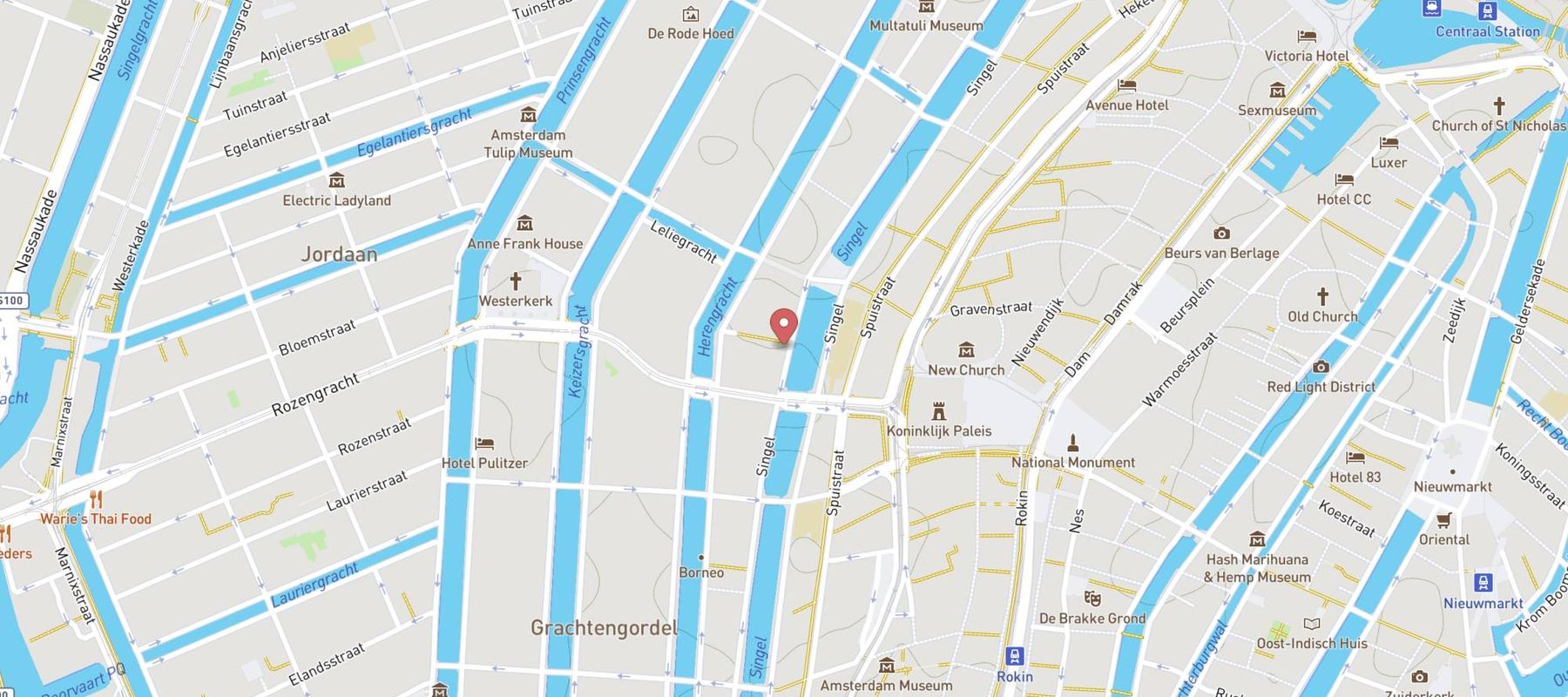 Restaurant Breda map