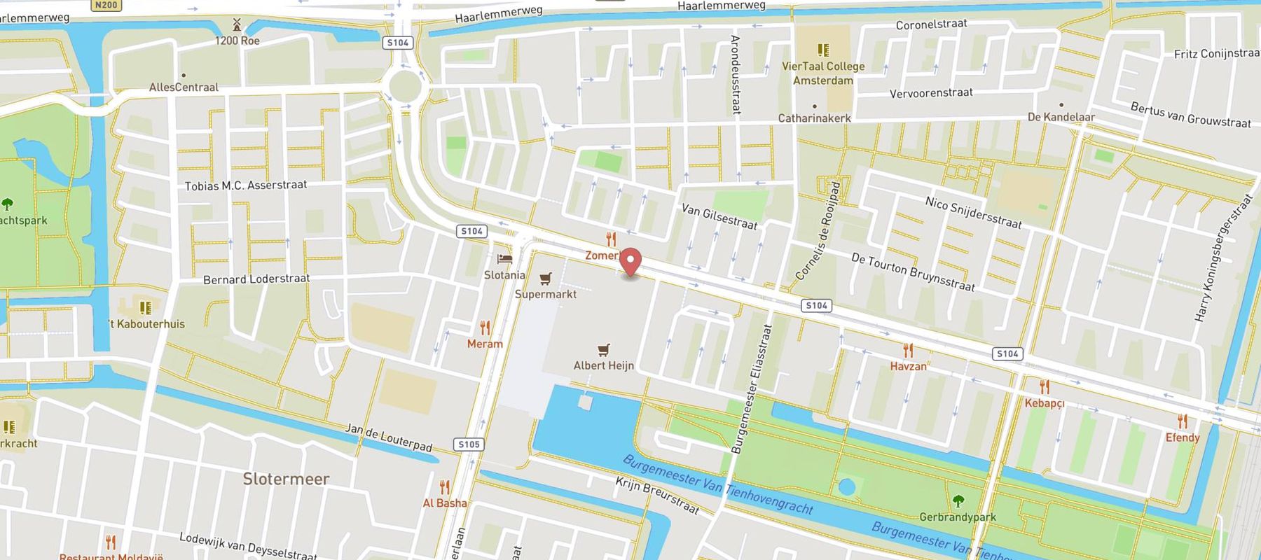 Pearle Opticiens Amsterdam - Plein '40-’45 map
