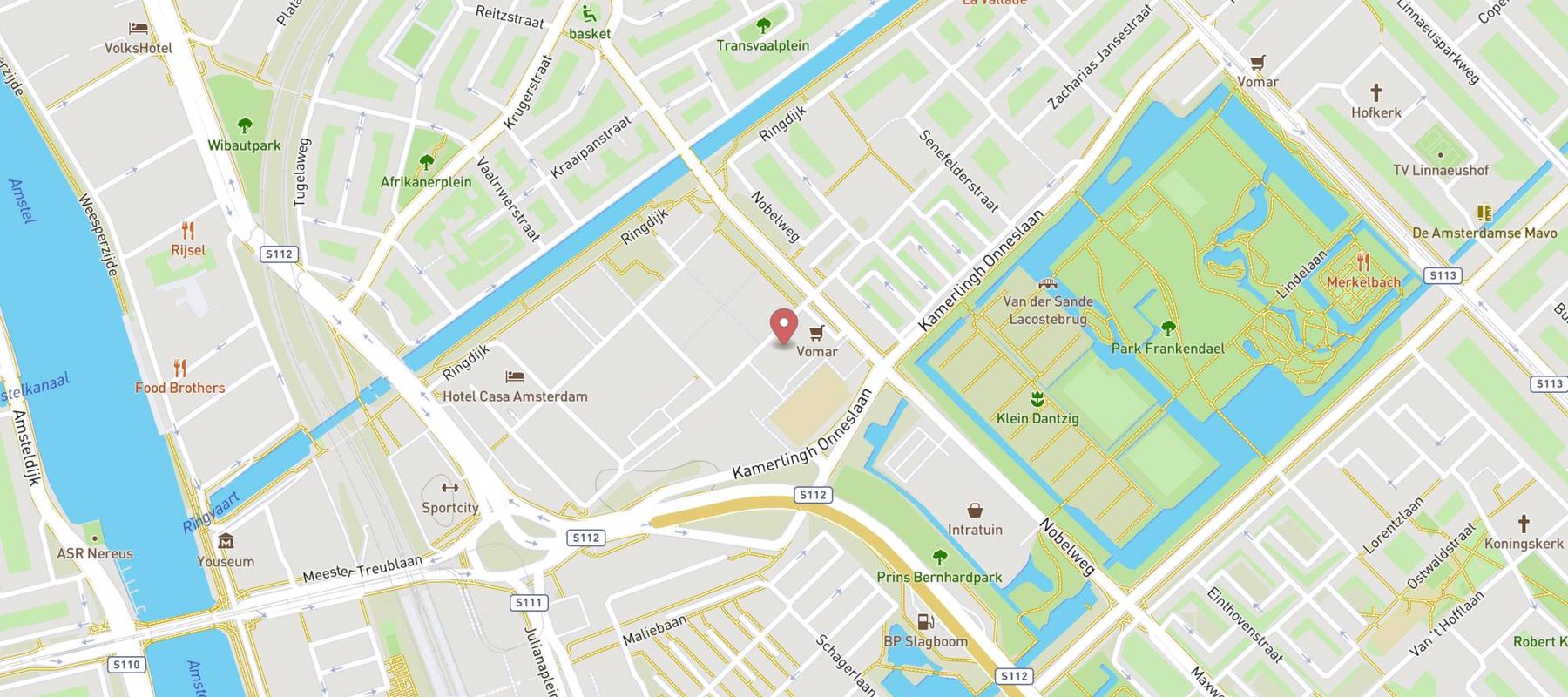 Bax-shop | Bax Music Amsterdam map