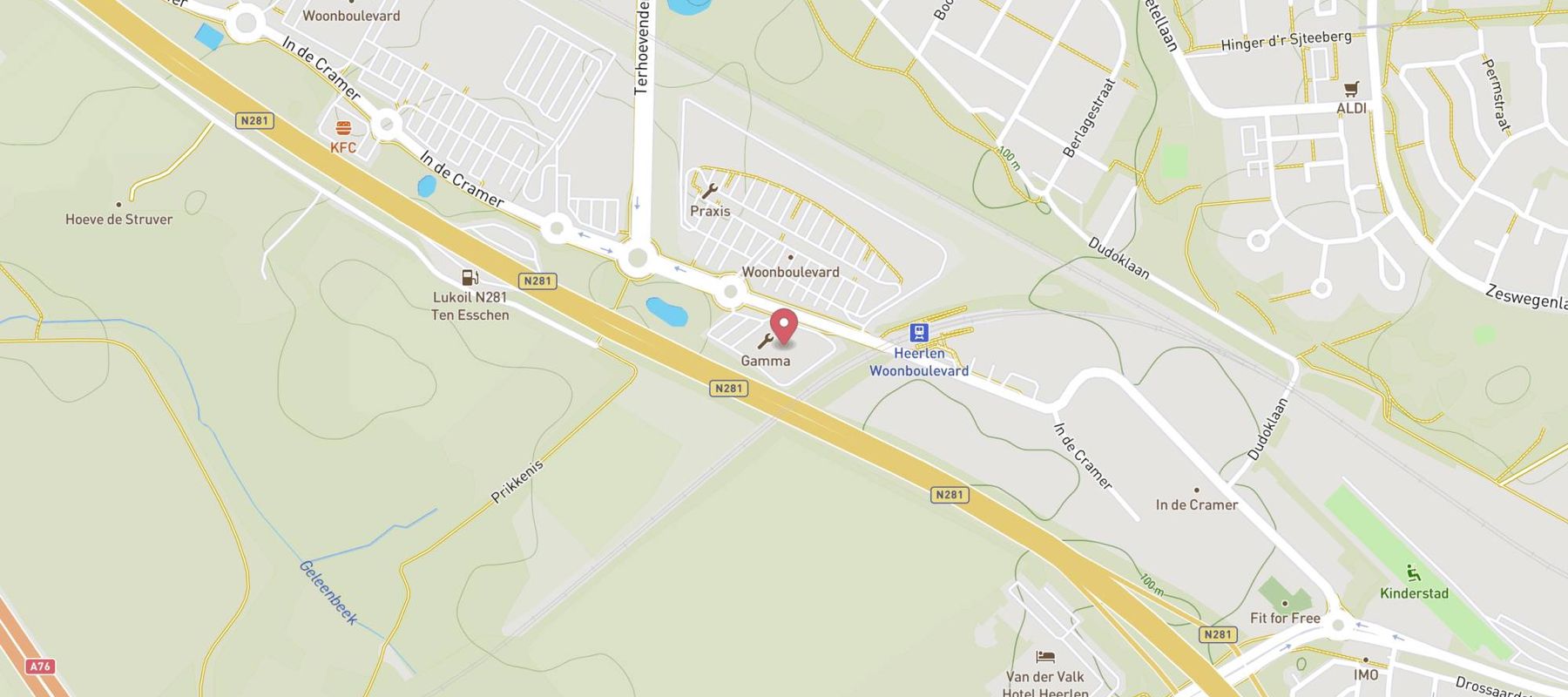 GAMMA bouwmarkt Heerlen map