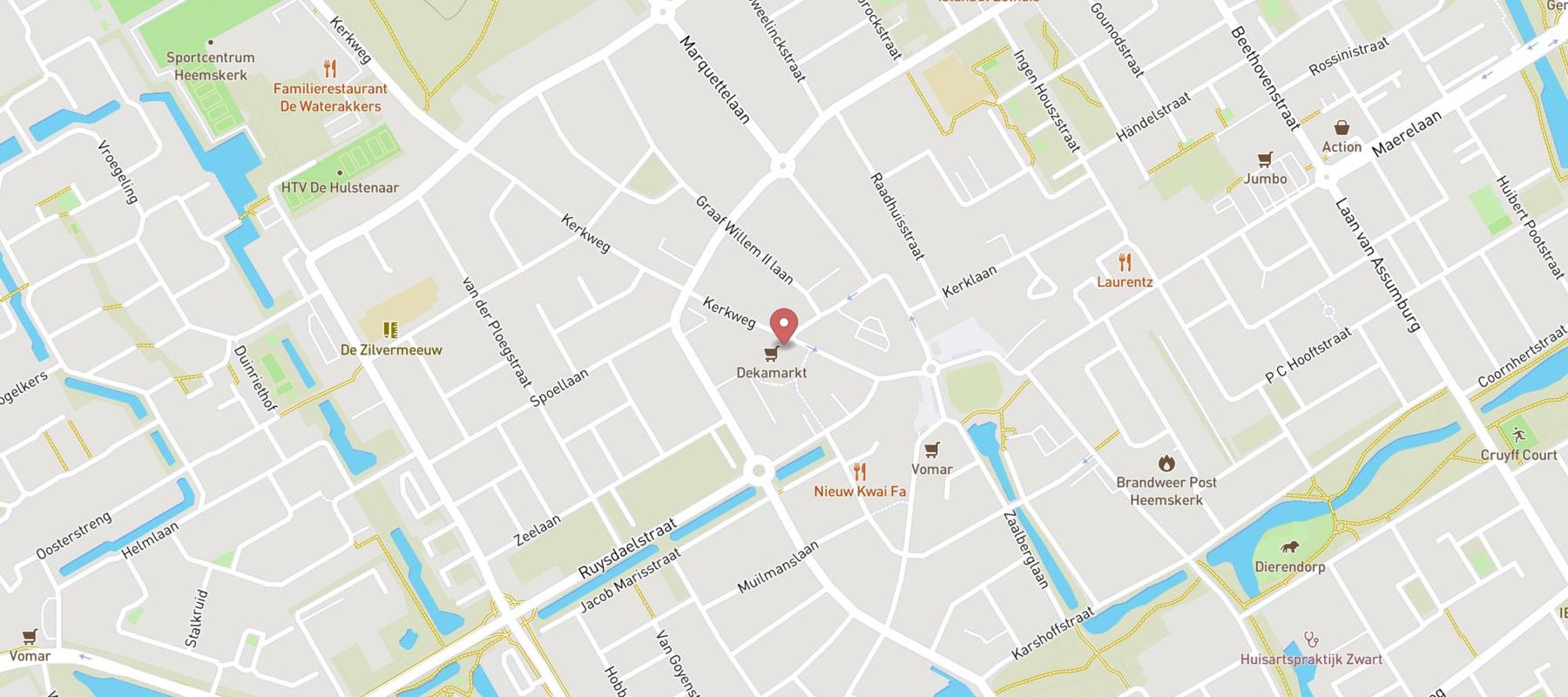 DekaMarkt Heemskerk map