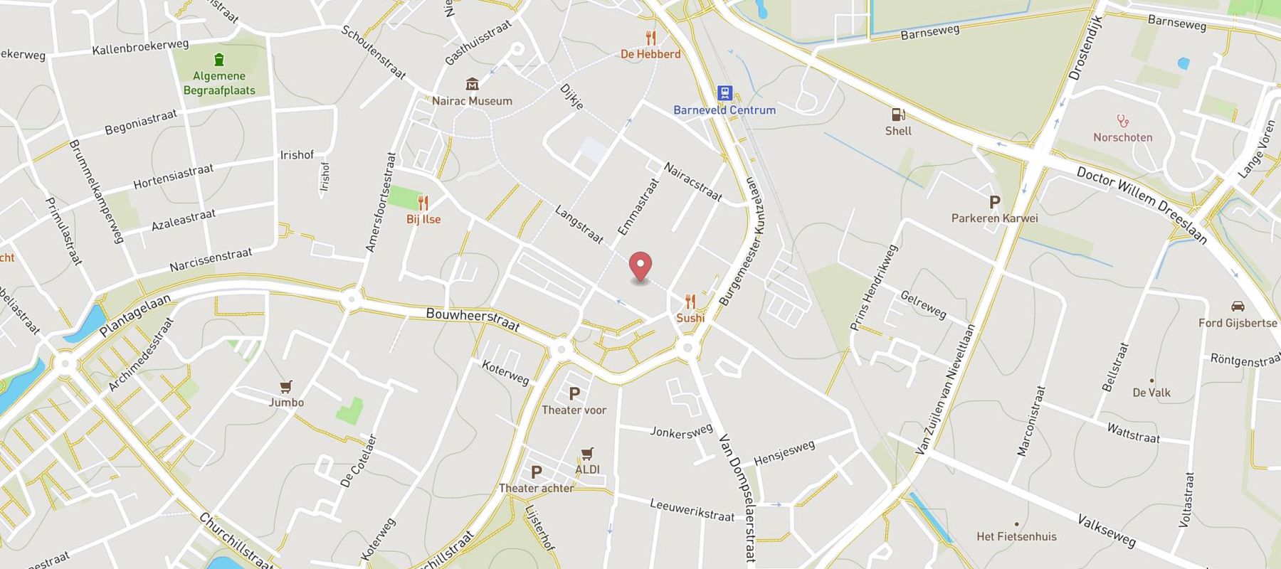 Xenos Barneveld map