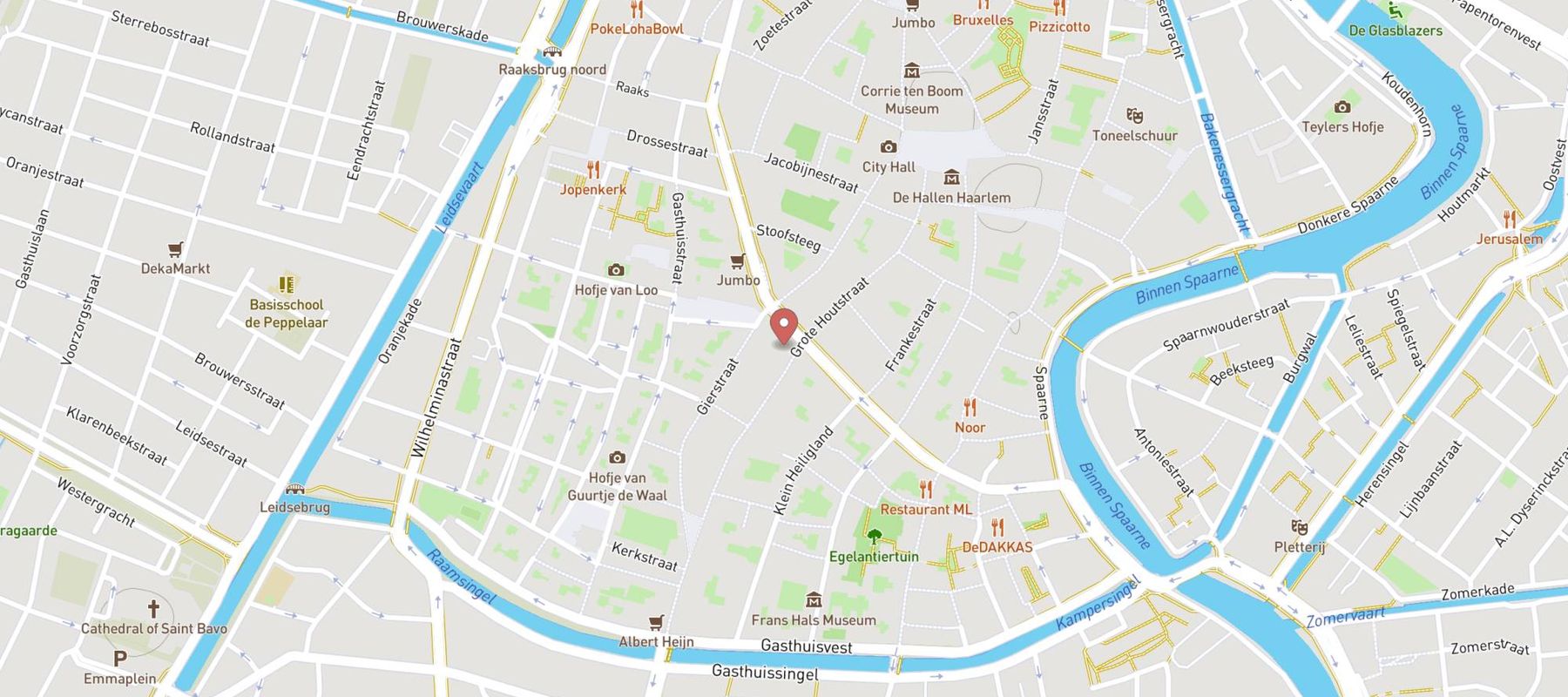 HEMA Haarlem-Centrum map