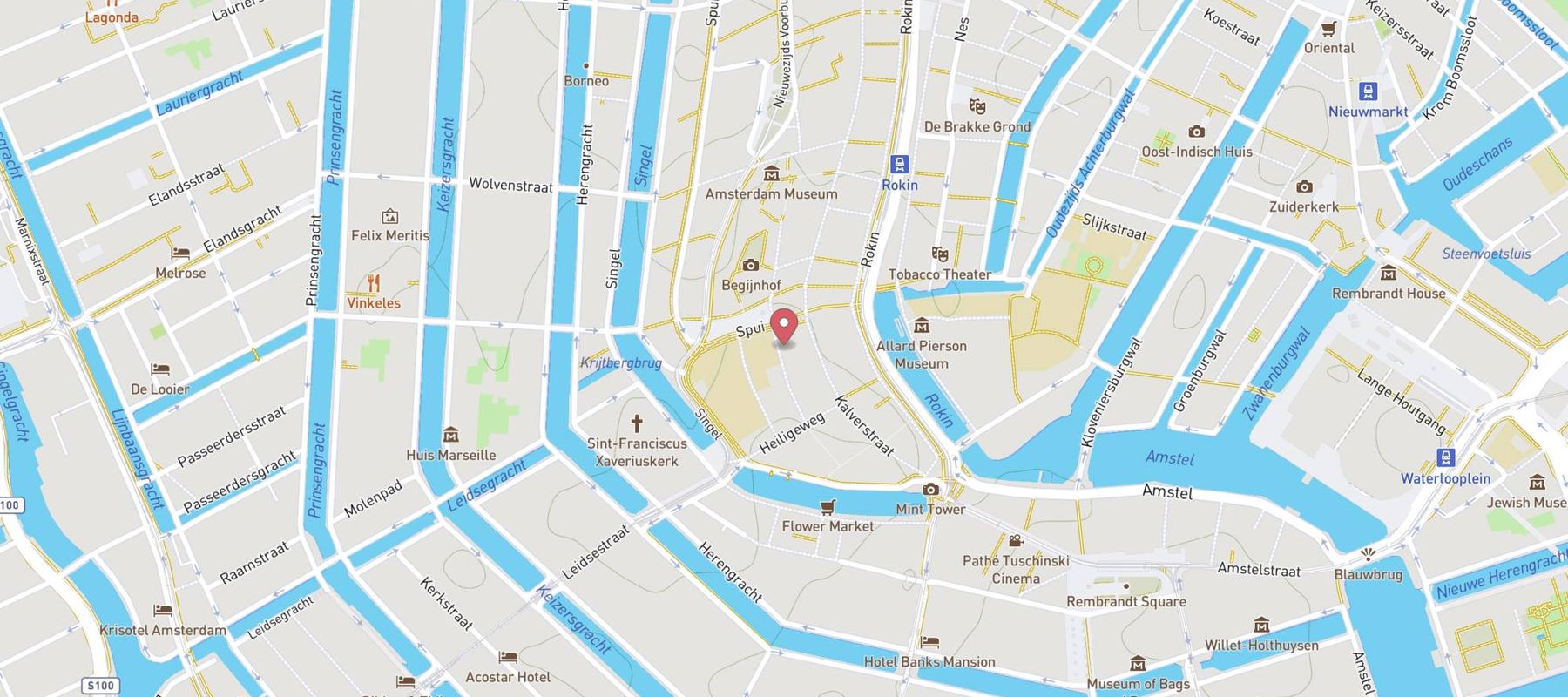 The Poolbar Amsterdam map