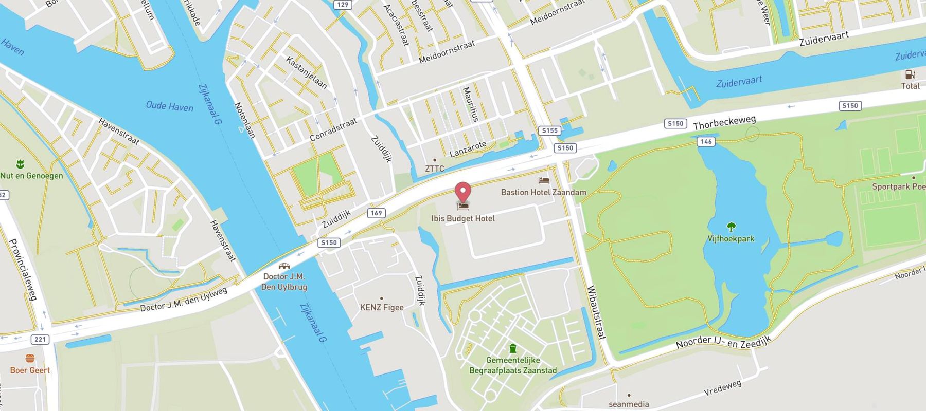 B&B HOTEL Amsterdam-Zaandam map