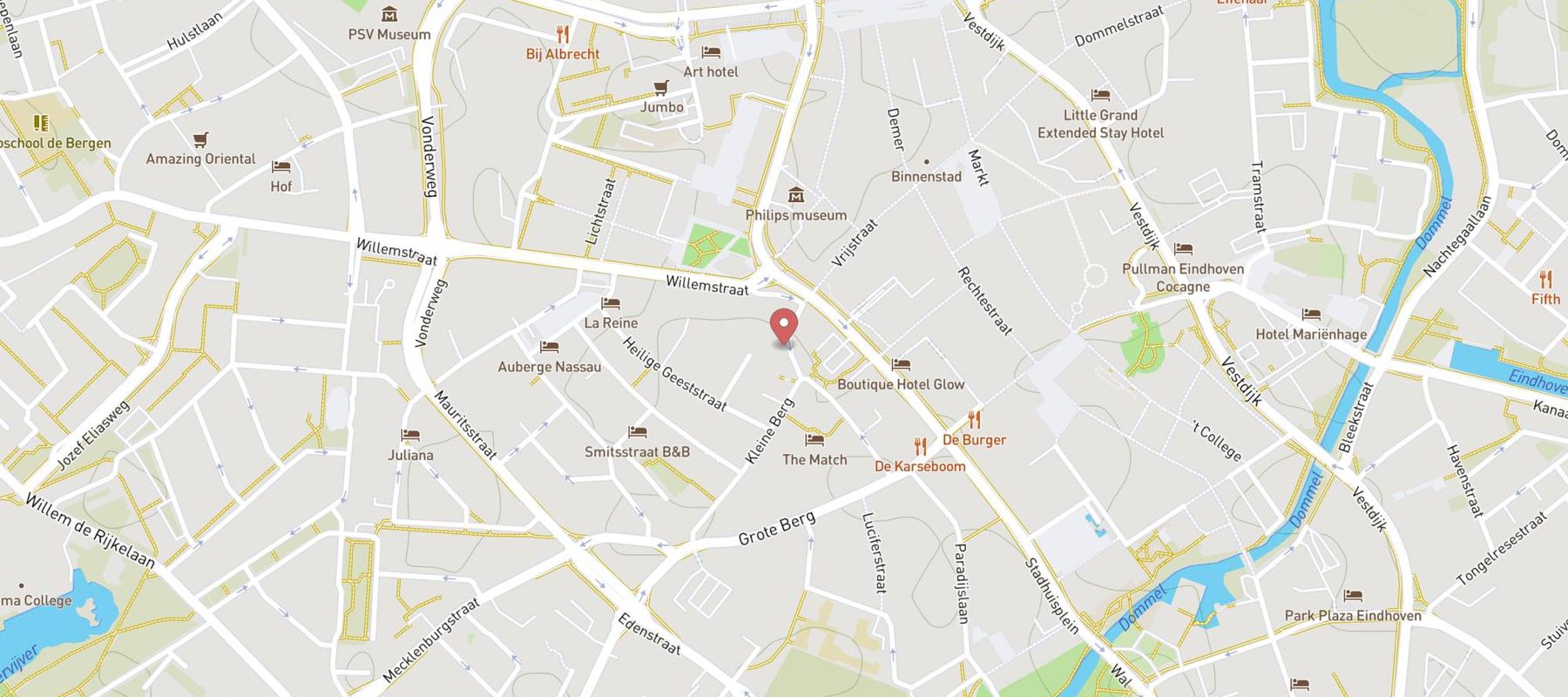 Berlage Kitchen & Bar map