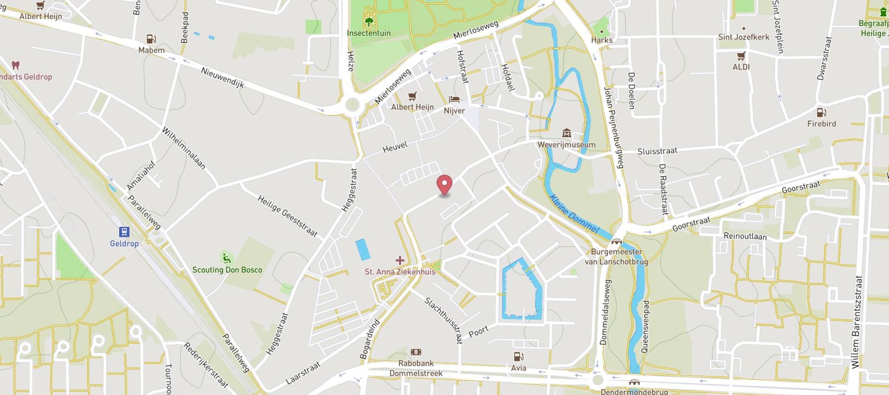Pearle Opticiens Geldrop map