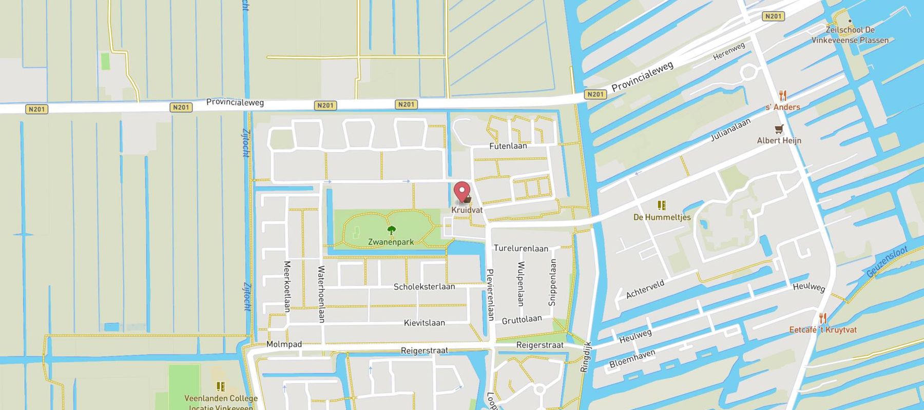 Kruidvat map