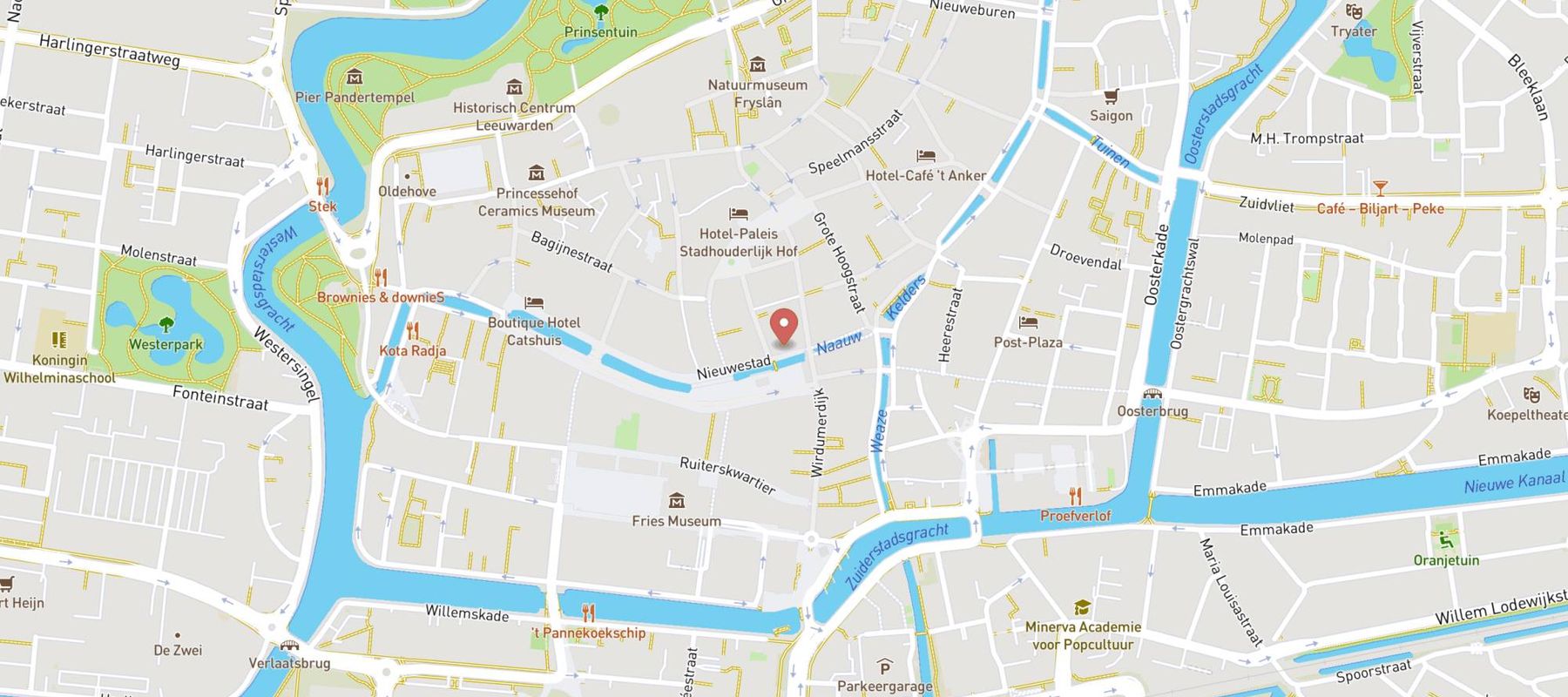 The Bakery Café Leeuwarden map