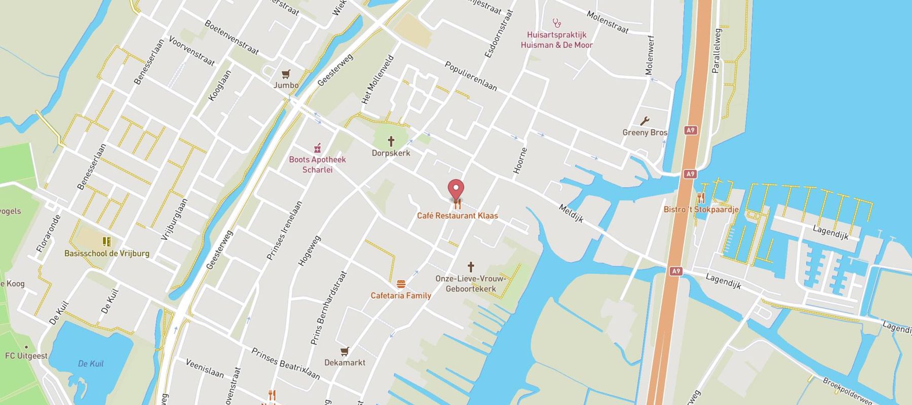Eetcafé Klaas map