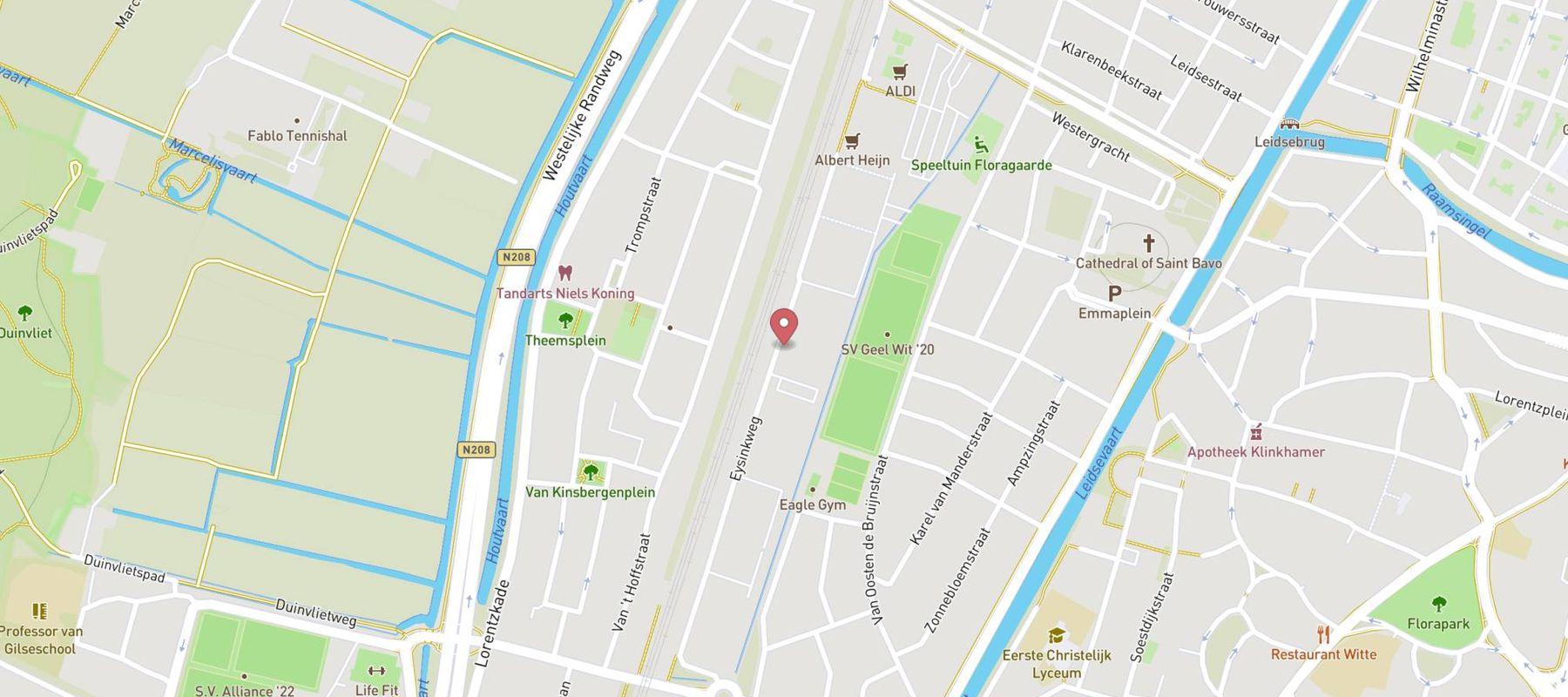Karwei bouwmarkt Haarlem-Zuid map