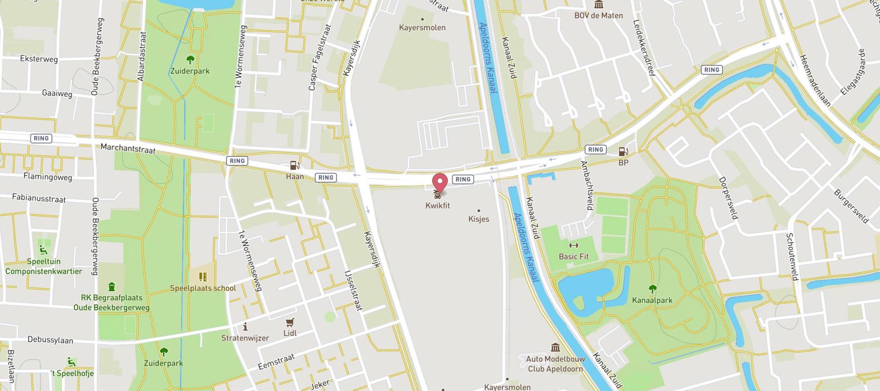 KwikFit Apeldoorn - Autobanden, APK en onderhoud map