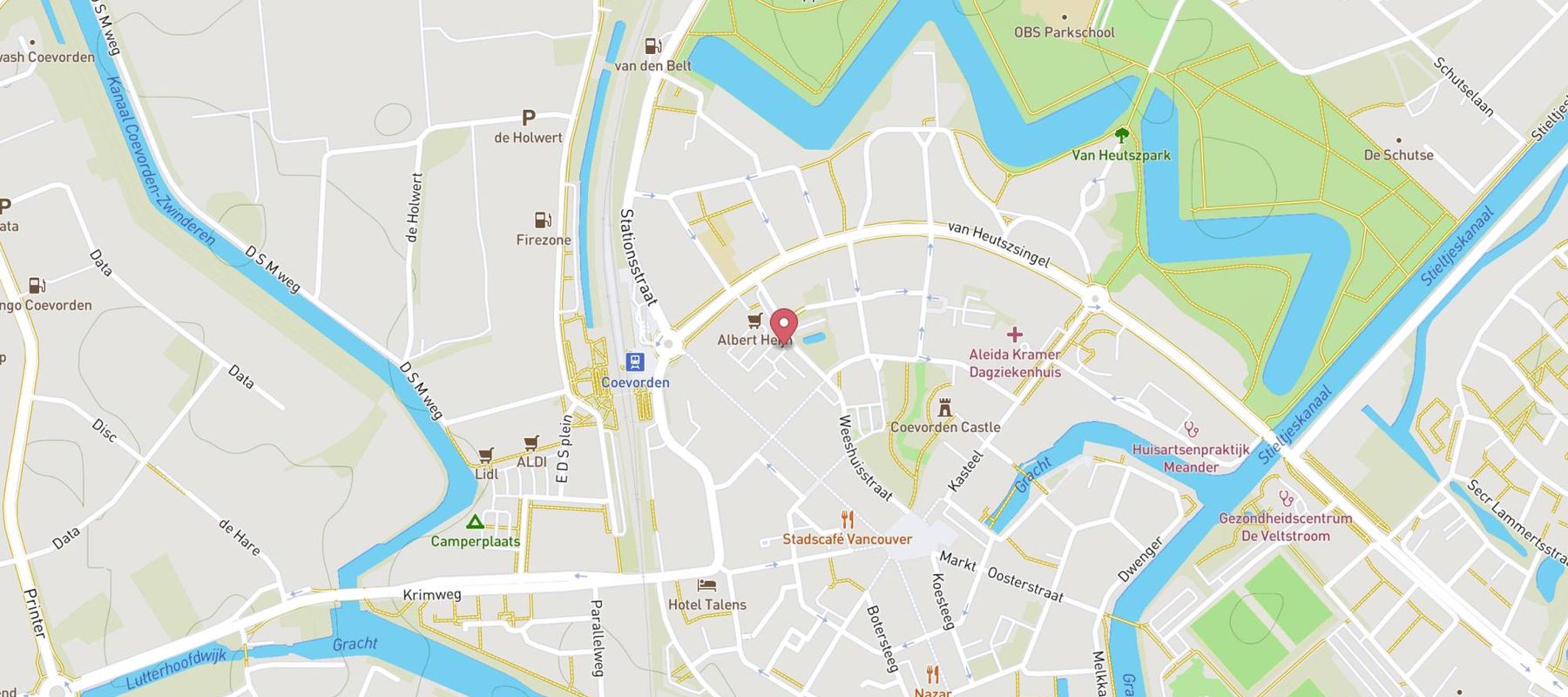 Xenos Coevorden map