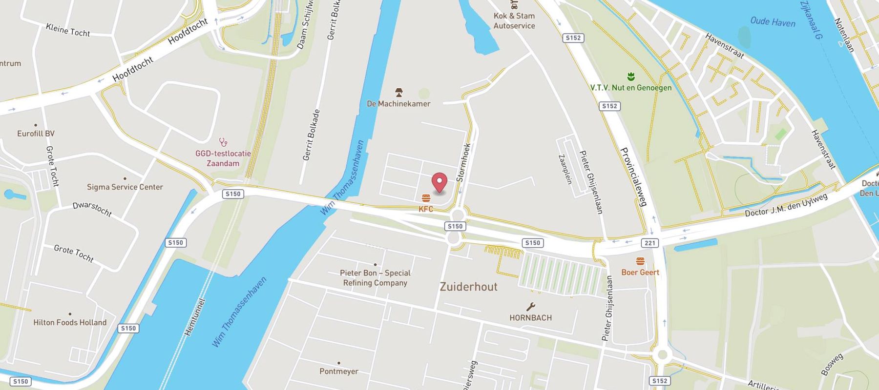 McDonald's Zaanstad Zuid map