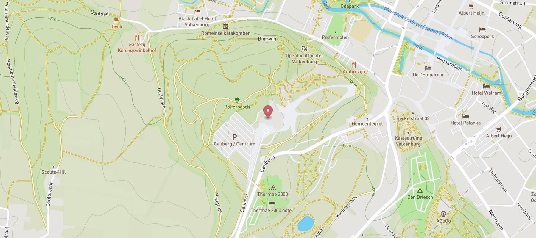 Holland Casino Valkenburg map