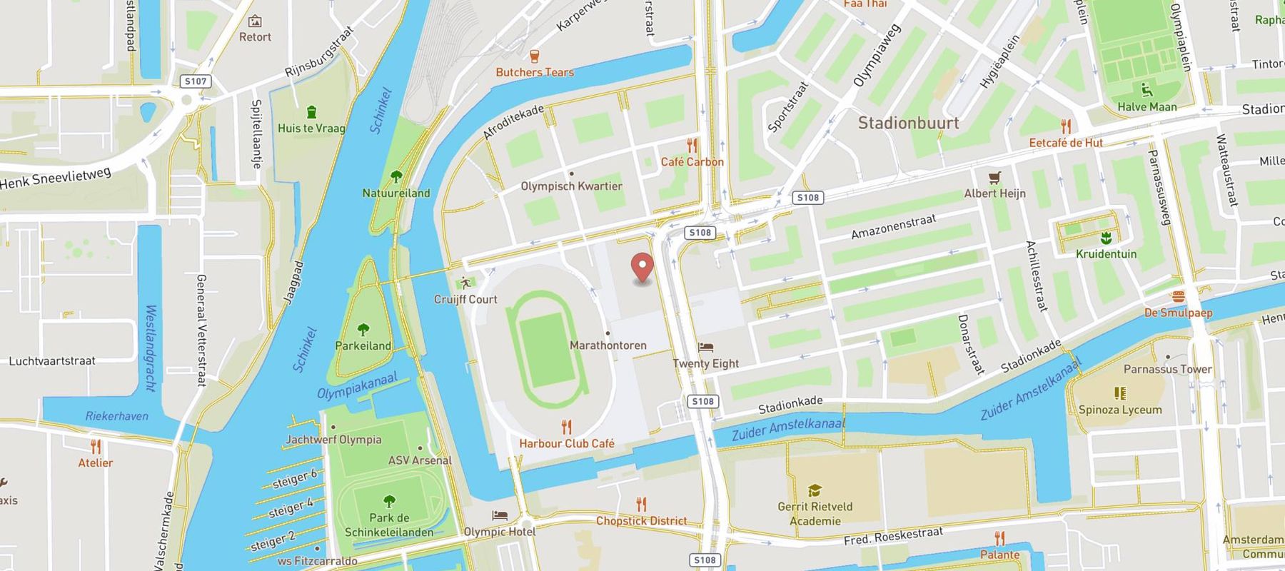 NENI Amsterdam map