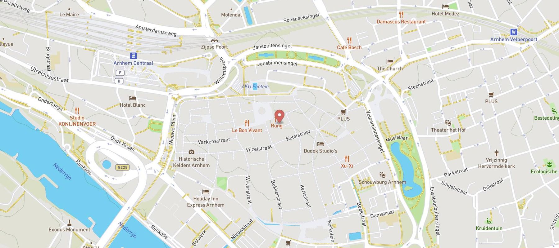 Cuisson Arnhem map