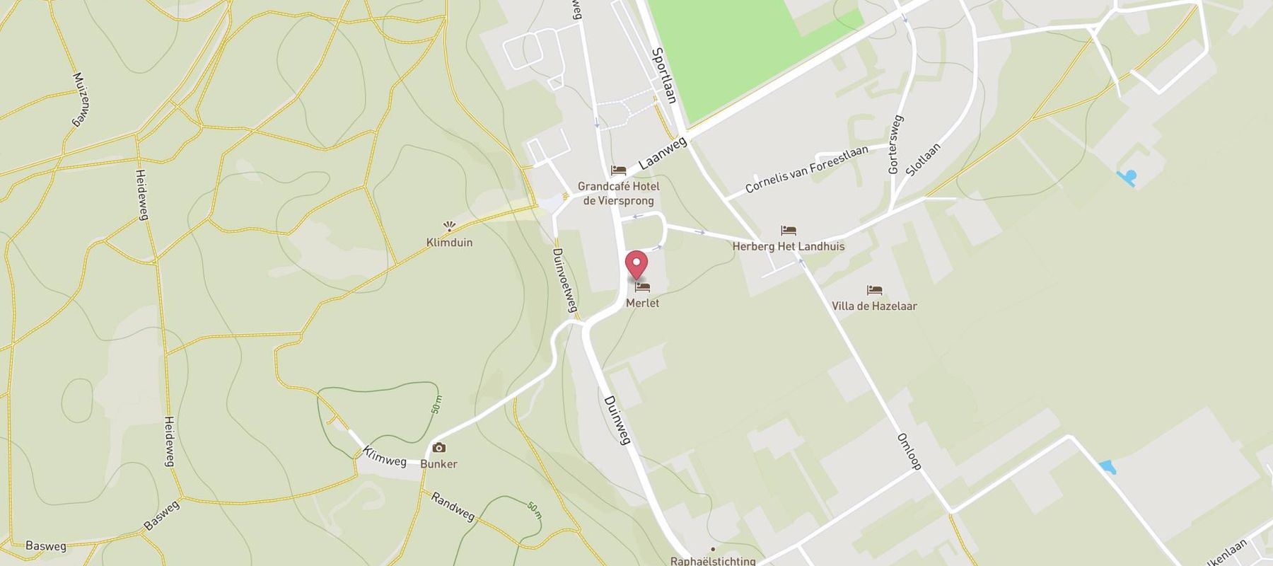 Restaurant Hotel Merlet map