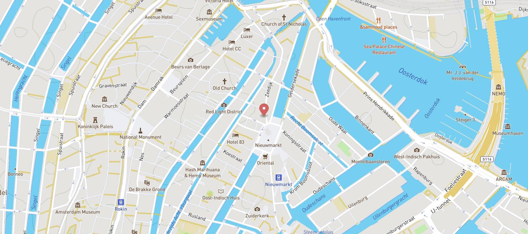 A-Fusion Food & Drinks map