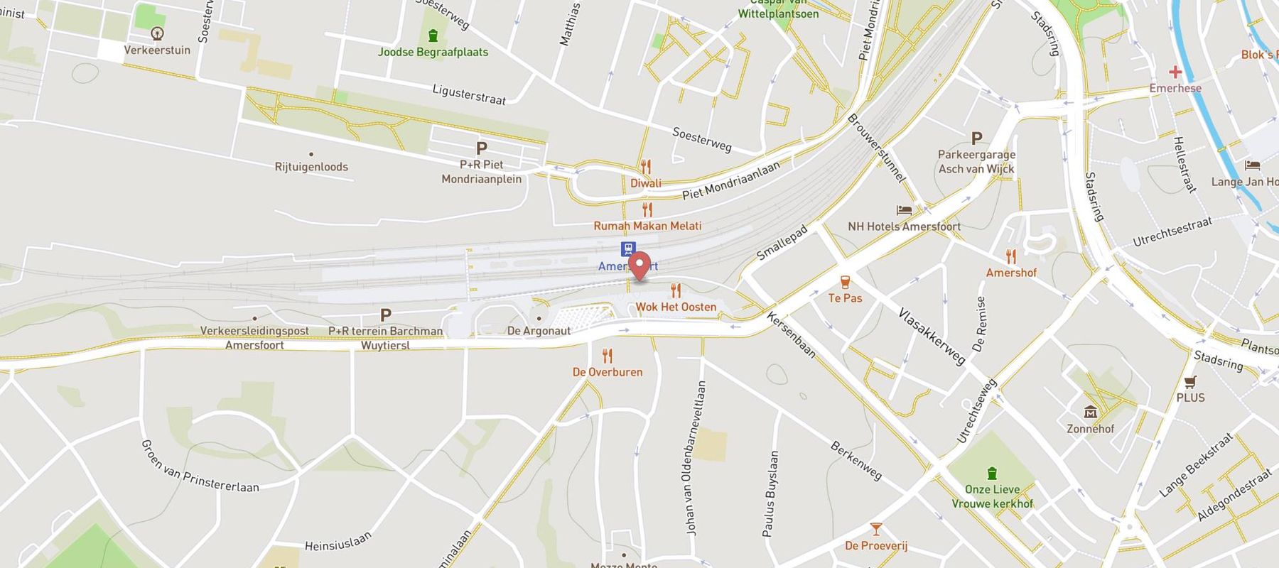 Amersfoort Centraal map