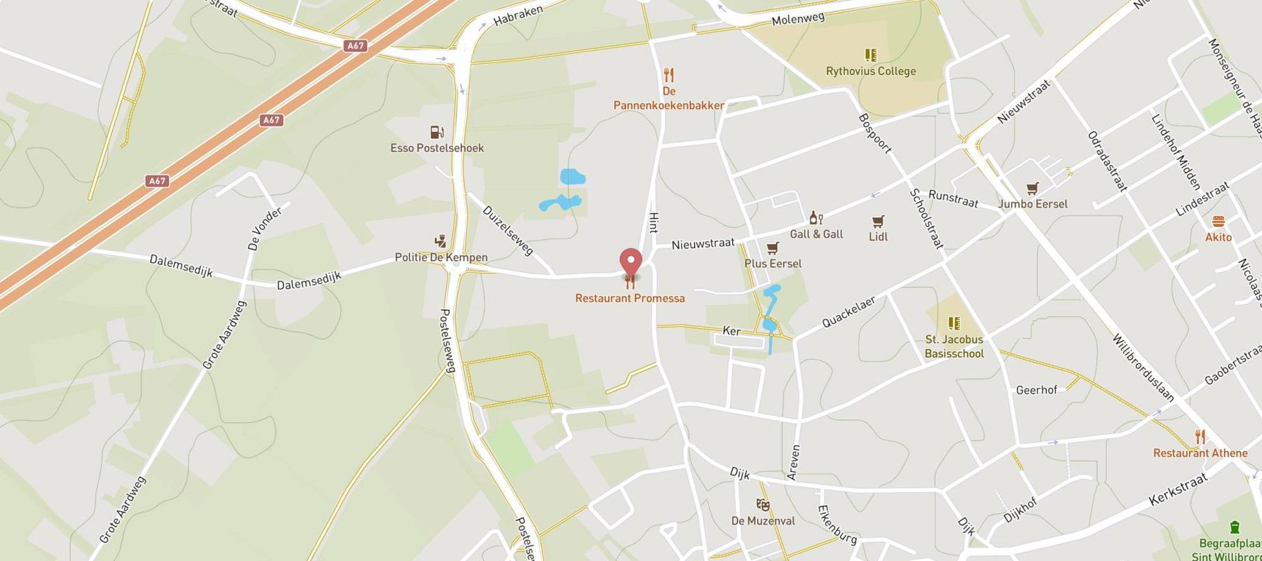 Restaurant Promessa - Gastronomisch food atelier map