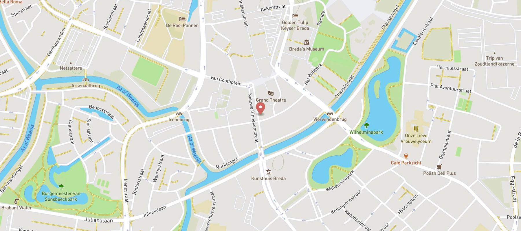ANWB winkel Breda map