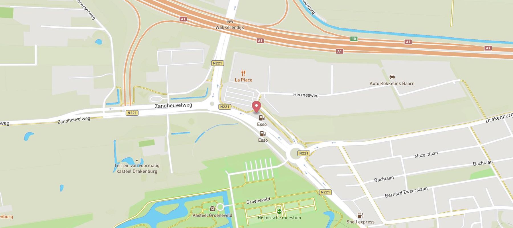 SPAR express Baarn Groeneveld map