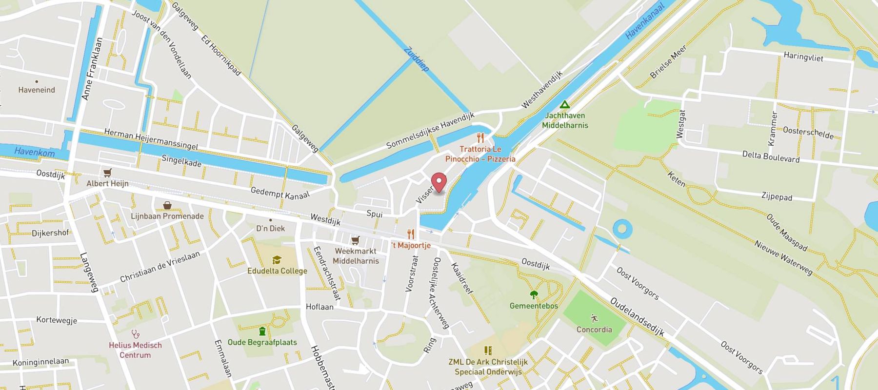 Brasserie 't Vingerling map
