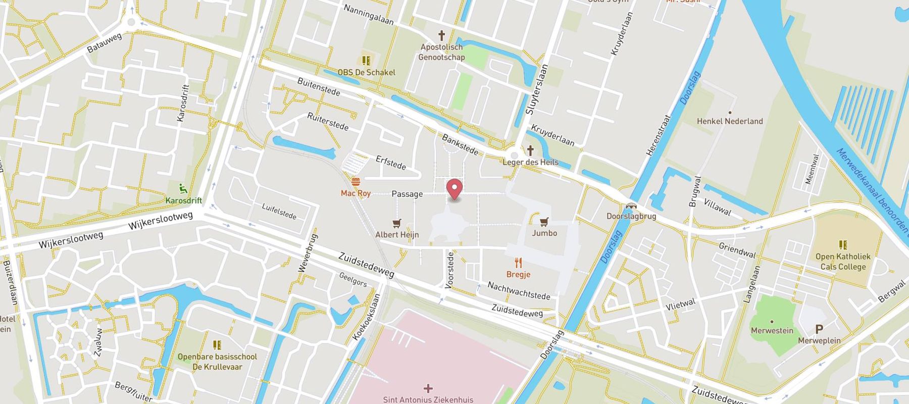 Shoeby - Nieuwegein map