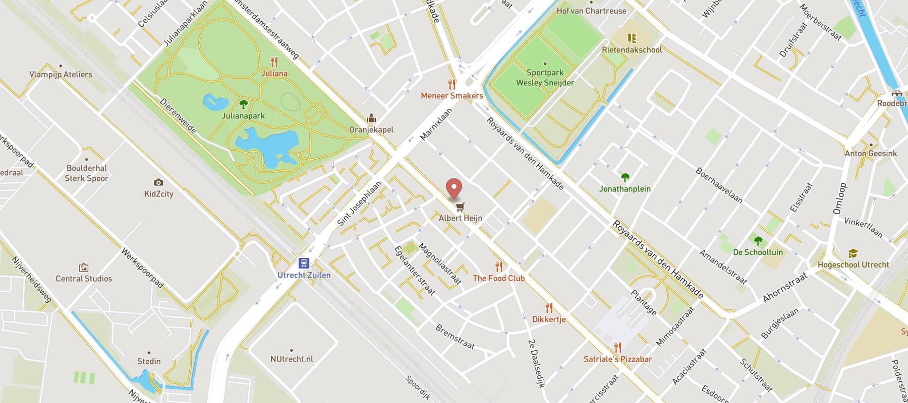 HEMA Utrecht-Amsterdamse Straatweg map