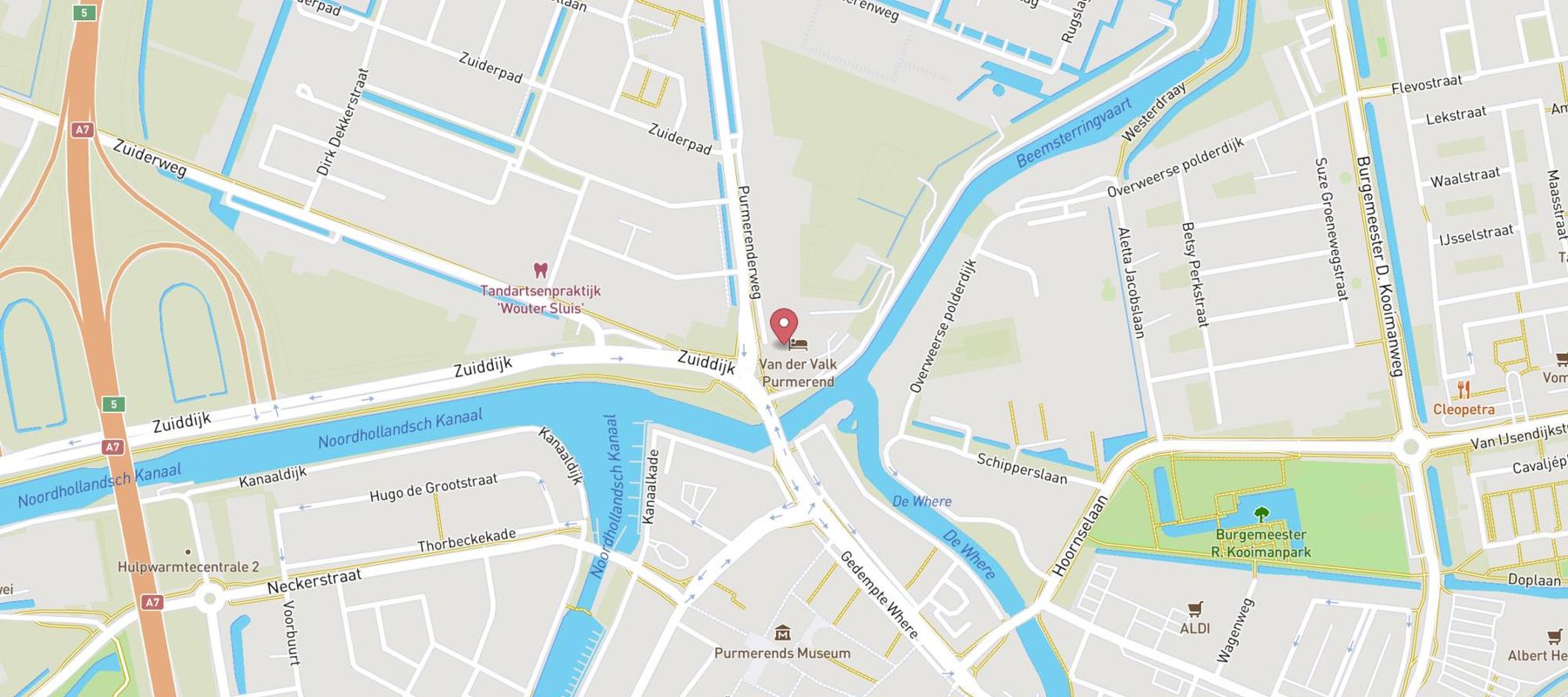 Van der Valk Hotel Purmerend map