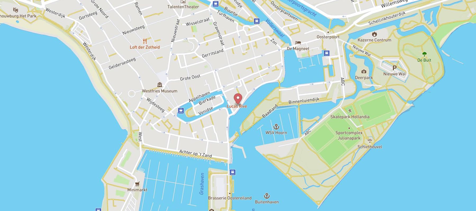 Restaurant "Hendrickje Stoffels" map