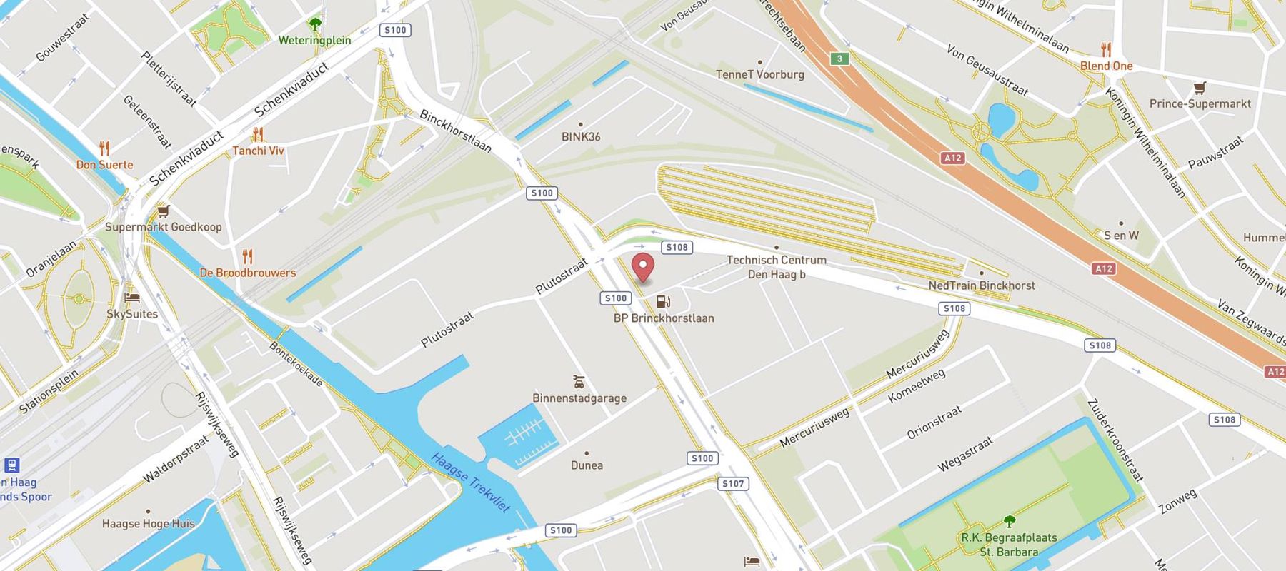 Waterstof Den Haag map