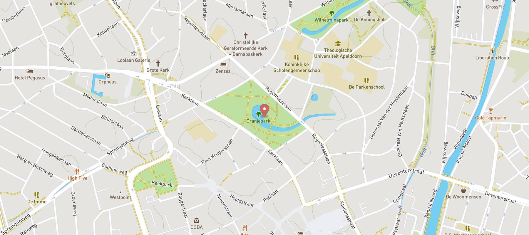 Oranjepark map